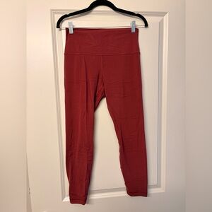 Lululemon Align High Waisted Burgundy/Wine 25” inseam Leggings
